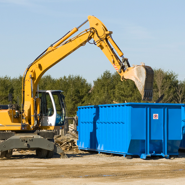 how does a residential dumpster rental service work in Advance